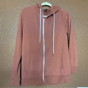 Forever 21 Men’s Zip up Hoodie Pink